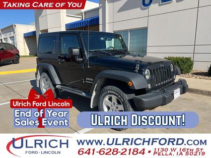 2017 Jeep Wrangler Pella IA
