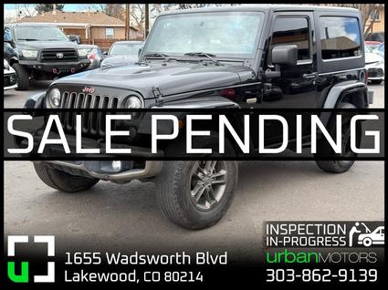 2016 Jeep Wrangler Denver CO