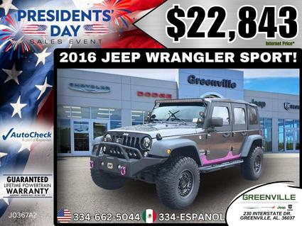 2016 Jeep Wrangler Greenville AL