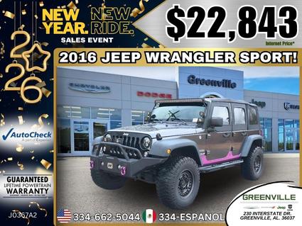 2016 Jeep Wrangler Greenville AL