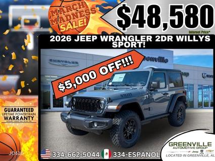 2026 Jeep Wrangler Greenville AL
