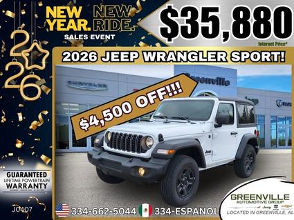 2026 Jeep Wrangler Greenville AL