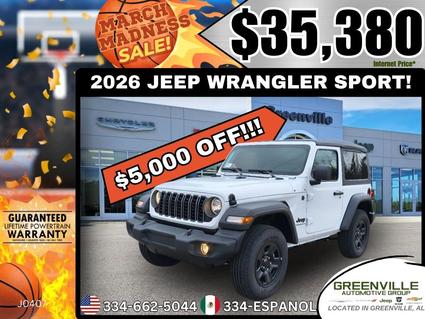 2026 Jeep Wrangler Greenville AL
