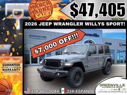 2026 Jeep Wrangler Greenville AL