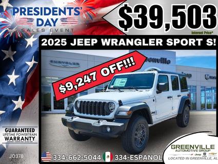 2025 Jeep Wrangler Greenville AL