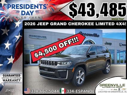 2026 Jeep Grand Cherokee Greenville AL