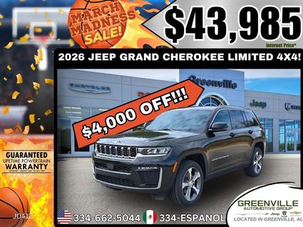 2026 Jeep Grand Cherokee Greenville AL