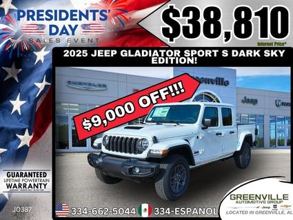 2025 Jeep Gladiator Greenville AL