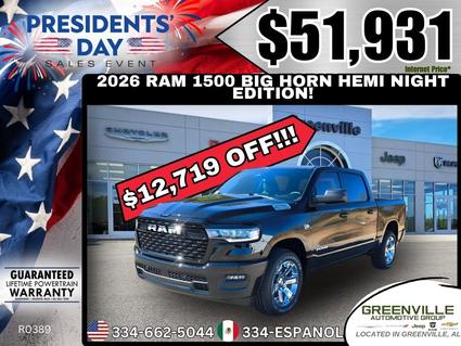 2026 Ram 1500 Greenville AL