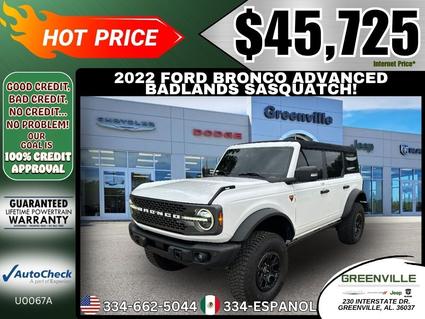 2022 Ford Bronco Greenville AL