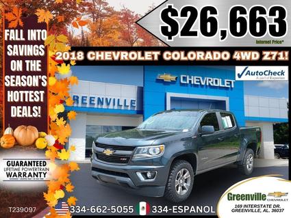 2018 Chevrolet Colorado Greenville AL