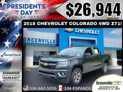 2018 Chevrolet Colorado Greenville AL