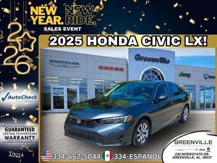 2025 Honda Civic Greenville AL