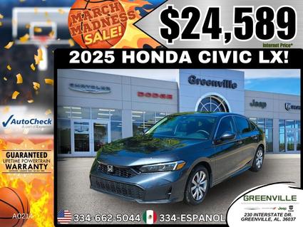 2025 Honda Civic Greenville AL