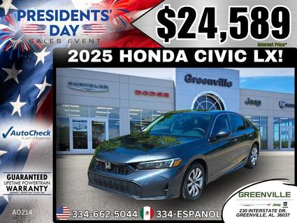 2025 Honda Civic Greenville AL