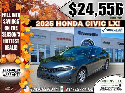 2025 Honda Civic Greenville AL