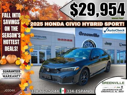 2025 Honda Civic Hybrid Greenville AL