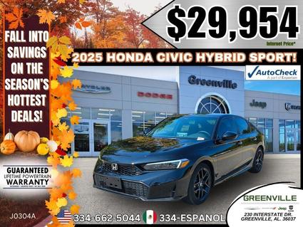 2025 Honda Civic Hybrid Greenville AL