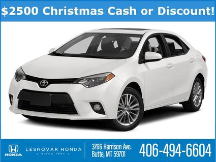 2014 Toyota Corolla Butte MT