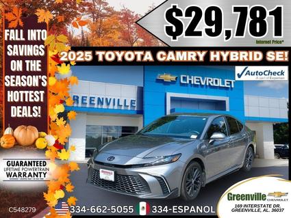 2025 Toyota Camry Hybrid Greenville AL