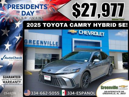 2025 Toyota Camry Hybrid Greenville AL