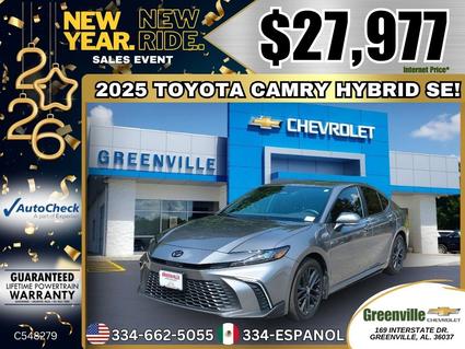 2025 Toyota Camry Hybrid Greenville AL