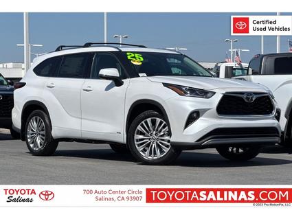 2025 Toyota Highlander Hybrid Salinas CA