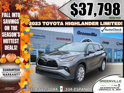 2023 Toyota Highlander Greenville AL