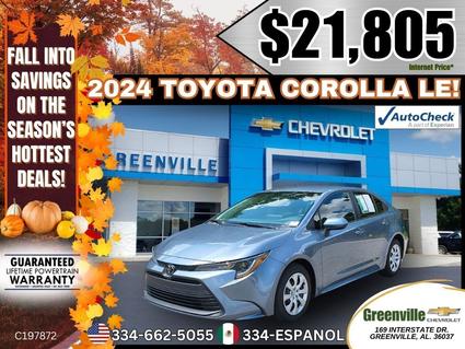 2024 Toyota Corolla Greenville AL