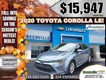 2020 Toyota Corolla Greenville AL