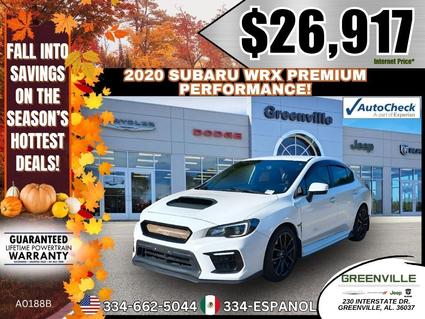 2020 Subaru WRX Greenville AL