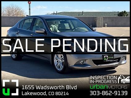 2013 Infiniti G37x Denver CO