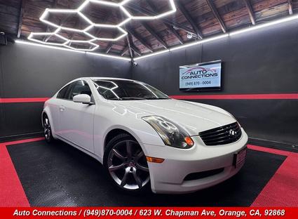 2004 Infiniti G35 Orange CA
