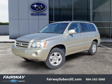 2001 Toyota Highlander Greenville SC