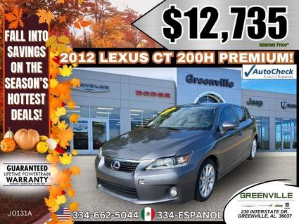 2012 Lexus CT 200h Greenville AL