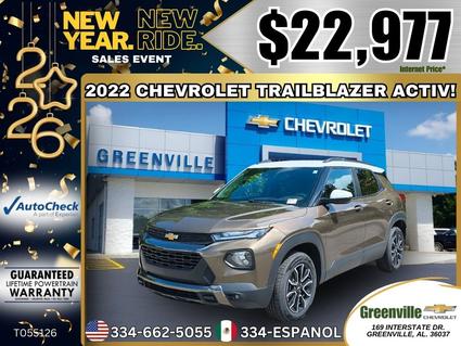 2022 Chevrolet TrailBlazer Greenville AL